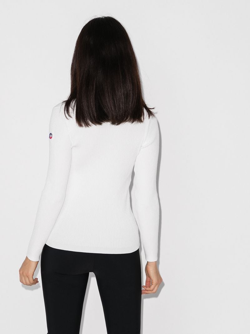 White Ancelle Roll-neck Sweater