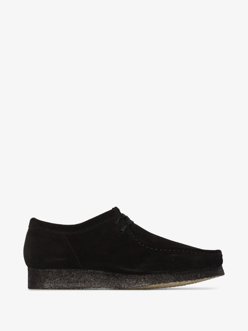 Black Wallabee Suede Shoes