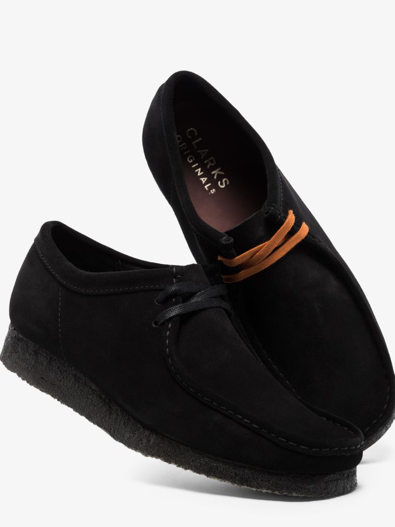 Black Wallabee Suede Shoes