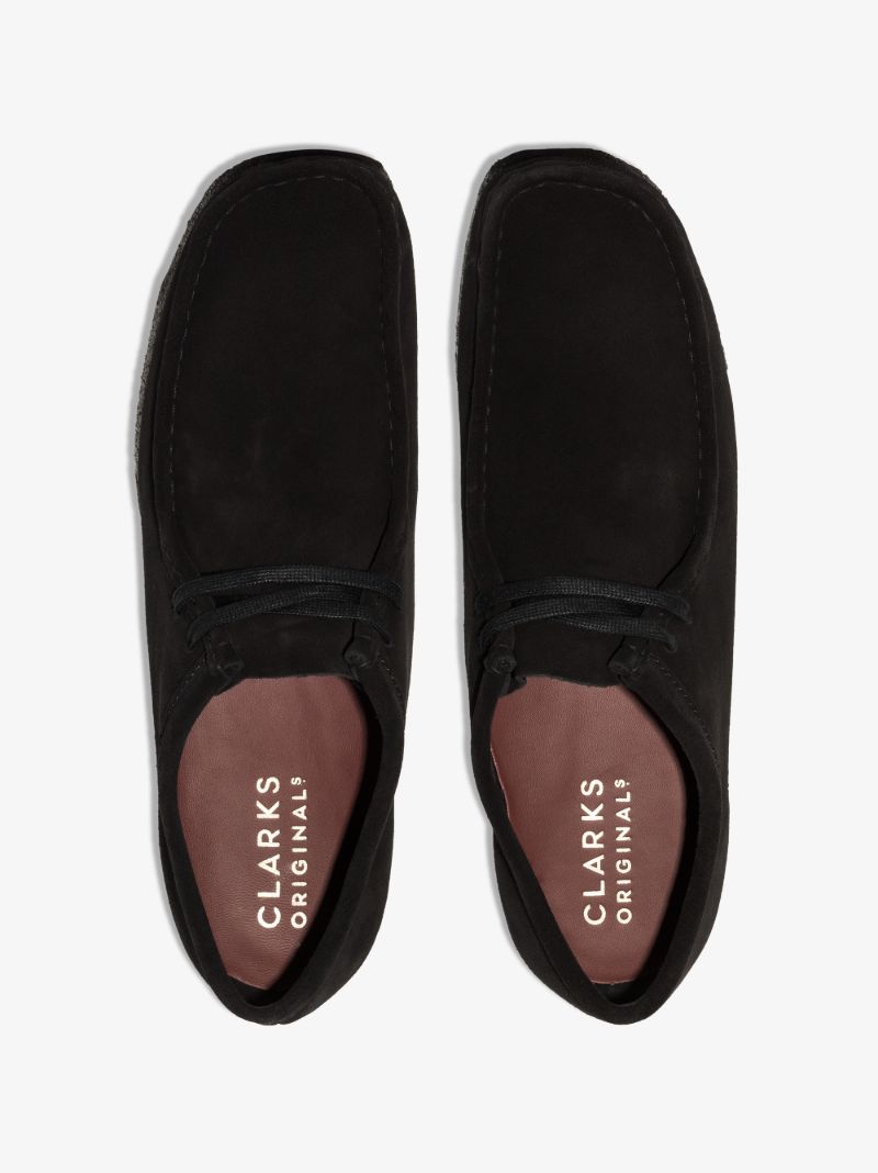 Black Wallabee Suede Shoes