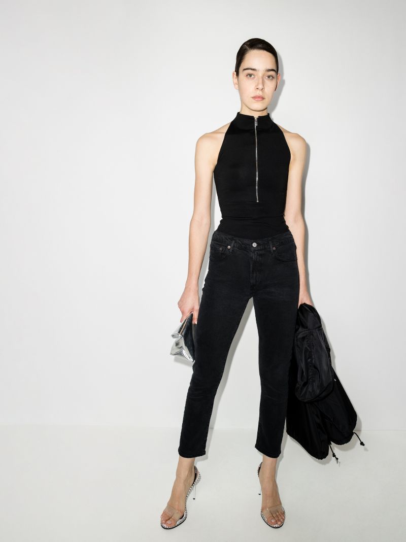 Toni Mid-rise Straight Leg Jeans