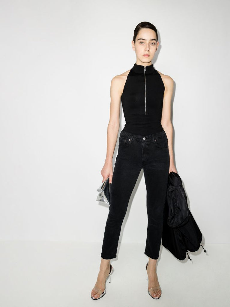 Toni Mid-rise Straight Leg Jeans