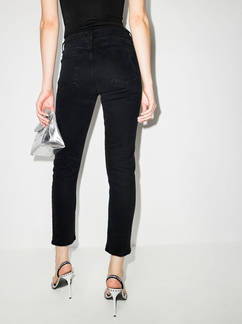 Toni Mid-rise Straight Leg Jeans