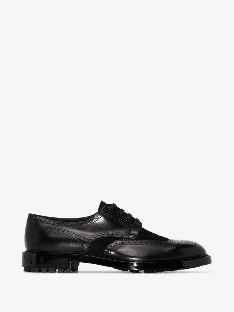Black Leather Brogues