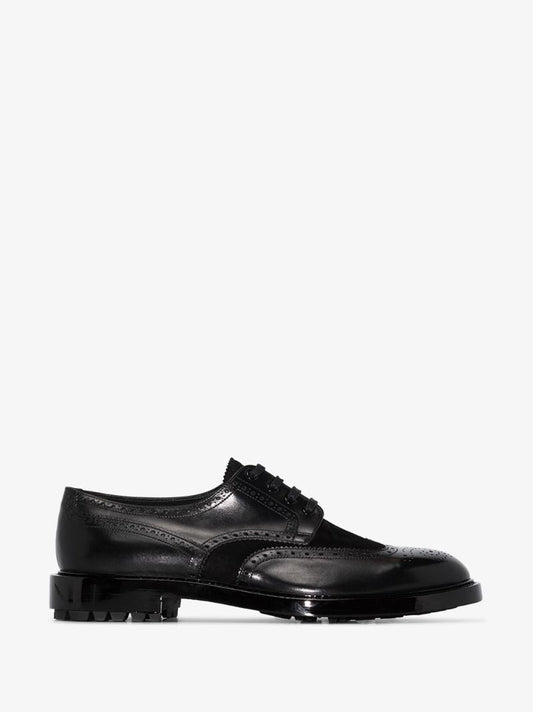Black Leather Brogues