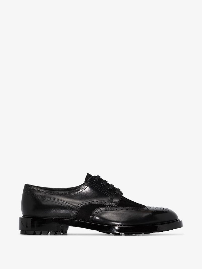 Black Leather Brogues
