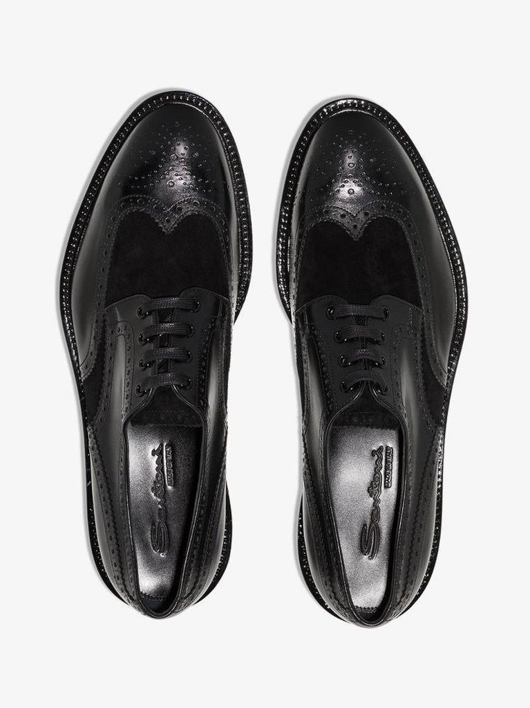 Black Leather Brogues