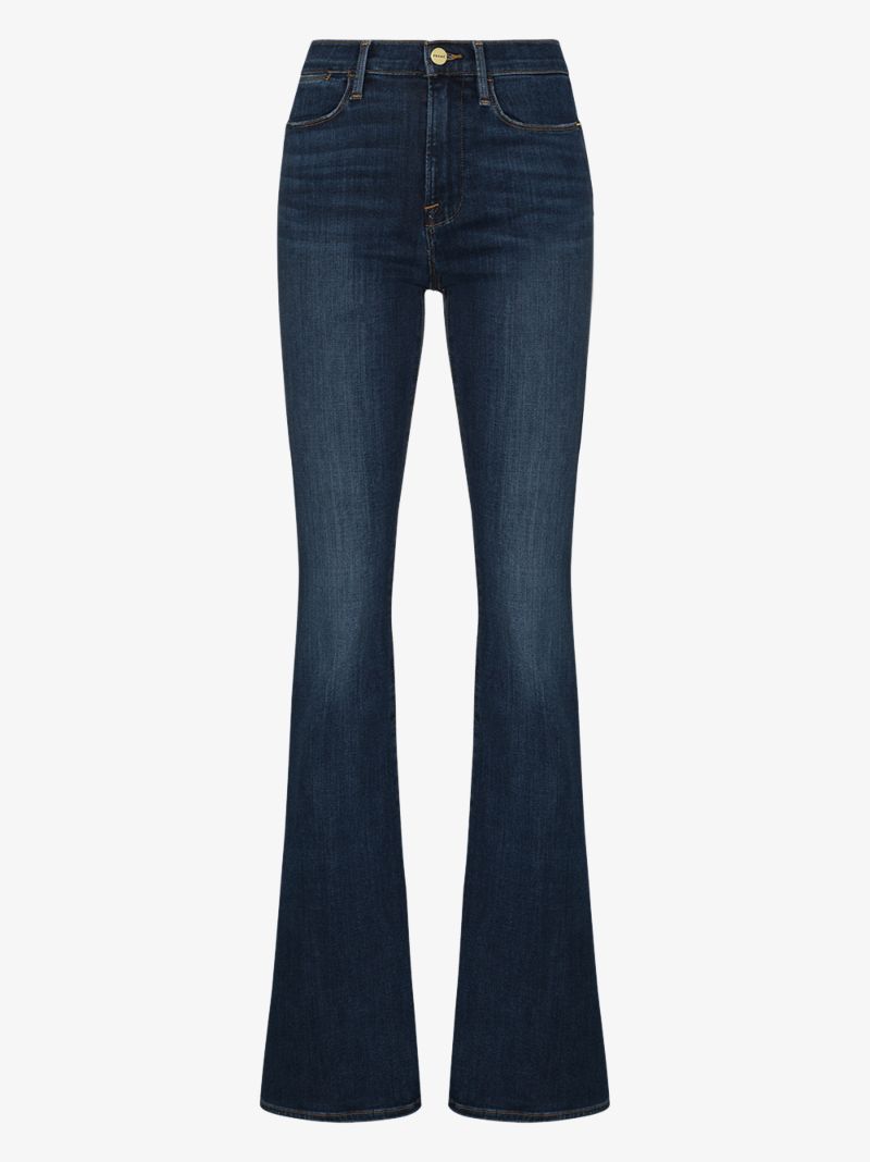 Mid-rise Flared Jeans