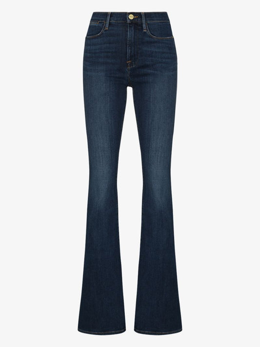 Mid-rise Flared Jeans