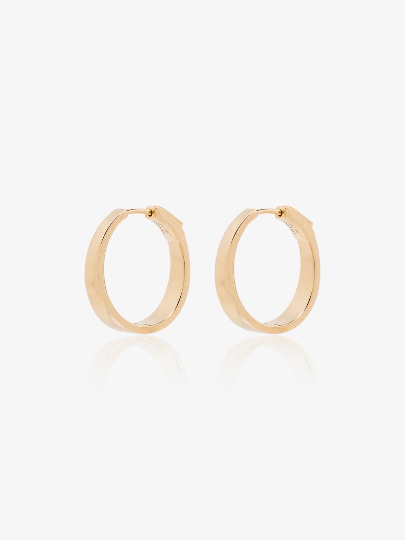 18k Yellow Gold Meryl Hoop Earrings