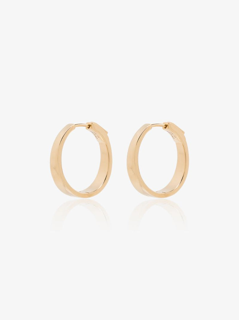 18k Yellow Gold Meryl Hoop Earrings