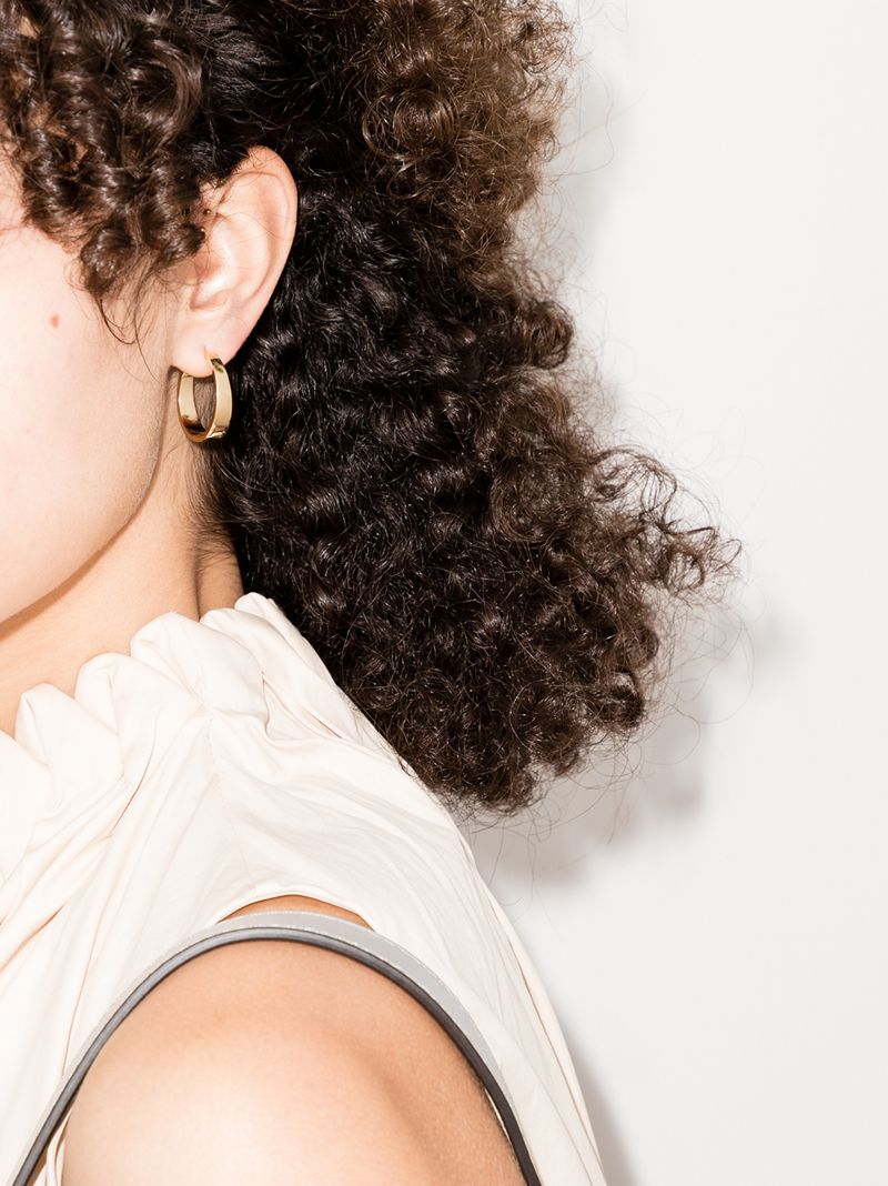18k Yellow Gold Meryl Hoop Earrings