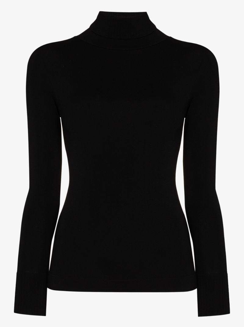 Black Alisier Ii Seamless Base Layer Ski Top