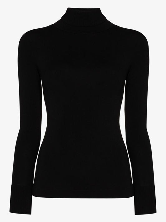 Black Alisier Ii Seamless Base Layer Ski Top