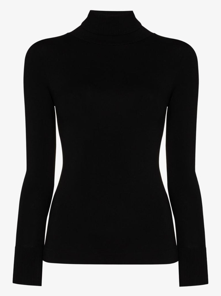 Black Alisier Ii Seamless Base Layer Ski Top