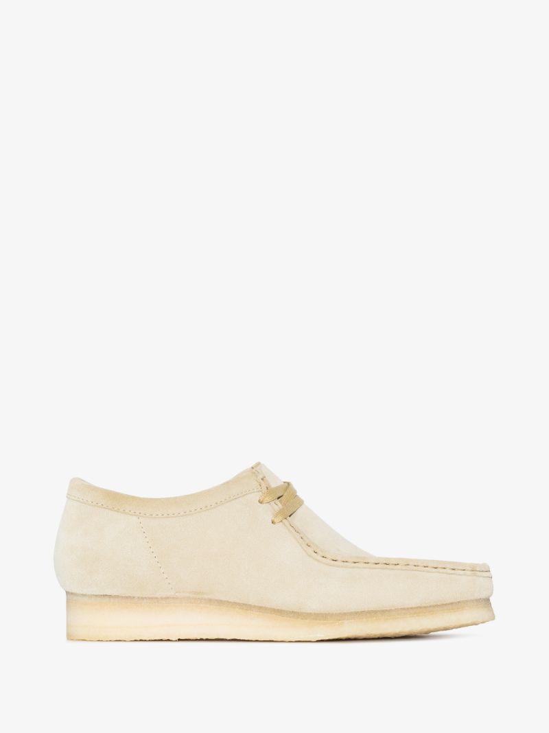 Neutral Wallabee Suede Shoes