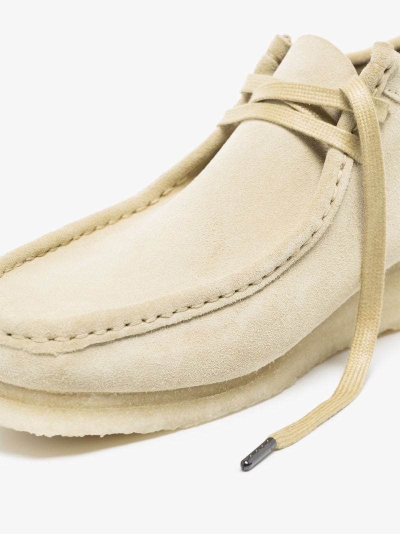 Neutral Wallabee Suede Shoes