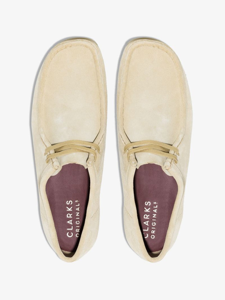 Neutral Wallabee Suede Shoes