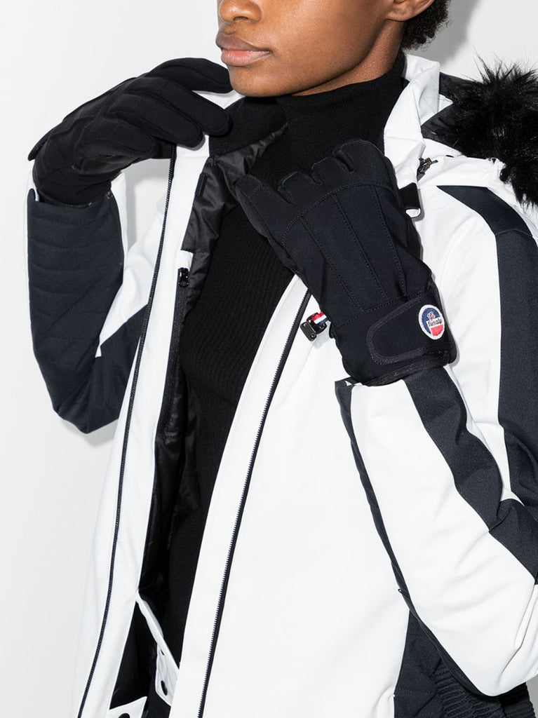 Black Glacier W Panelled Ski Gloves