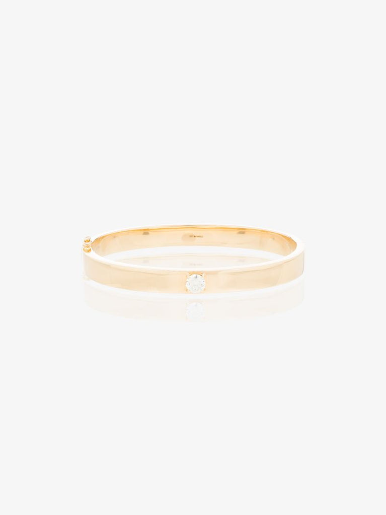 18kt Yellow Gold Oval Diamond Bracelet