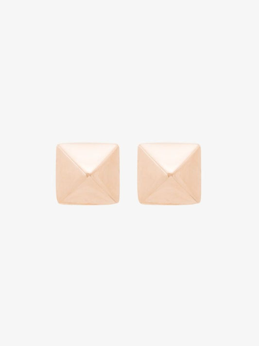 14k Rose Gold Spike Stud Earrings