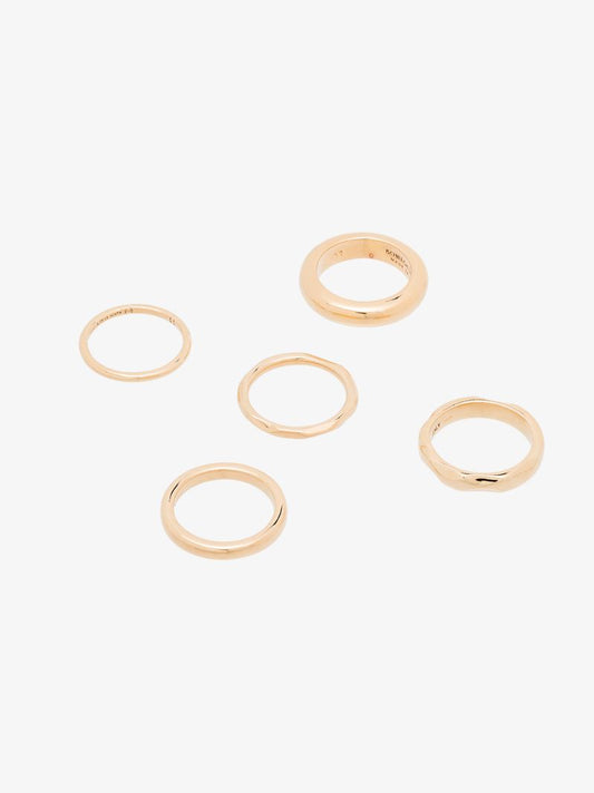 Gold-plated Ring Set