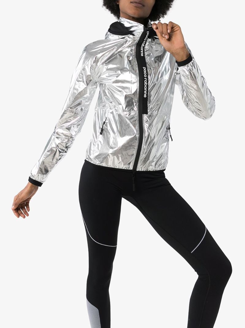 Metallic Logo Track Jacket