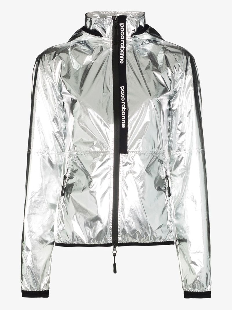 Metallic Logo Track Jacket