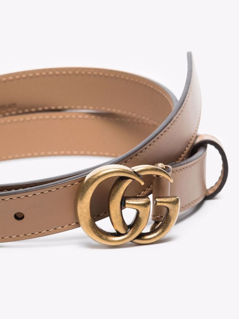 Neutral Marmont Gg Leather Belt