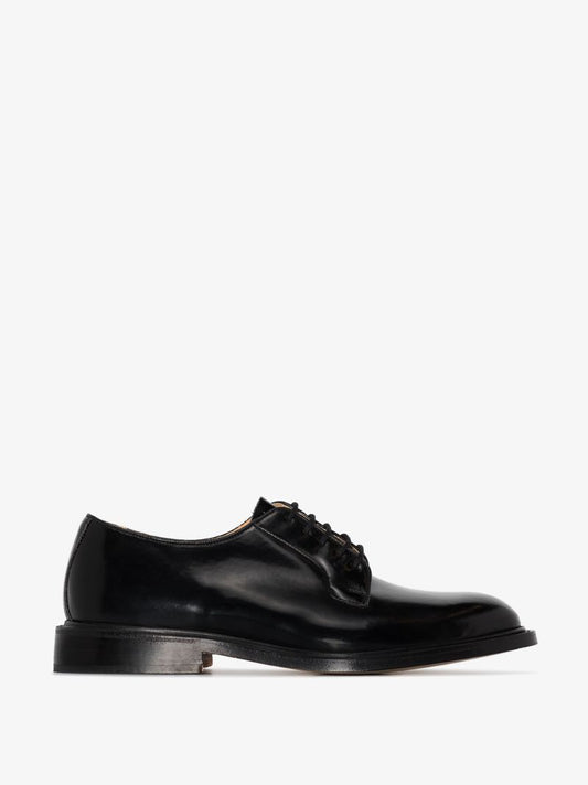 Black Robert Bookbinder Leather Derby Shoes