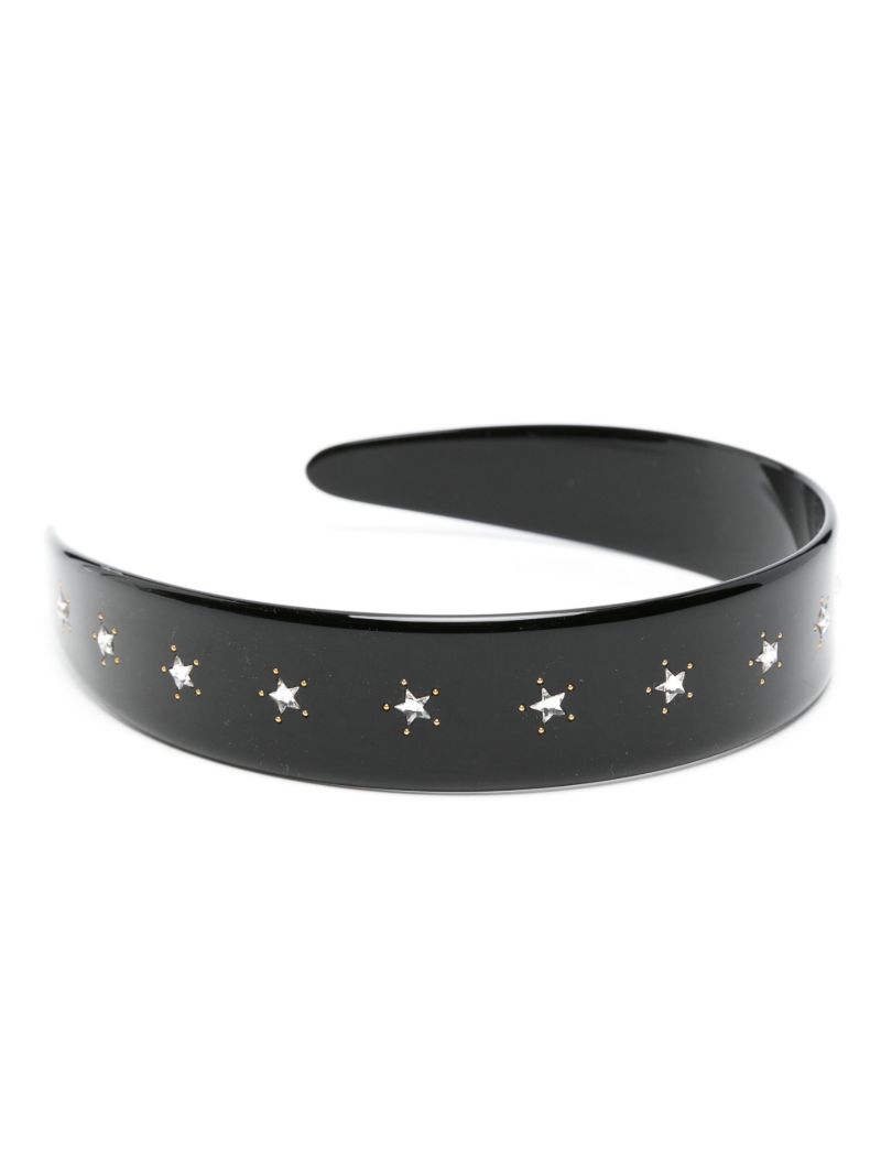 Black Gg Crystal Star Headband