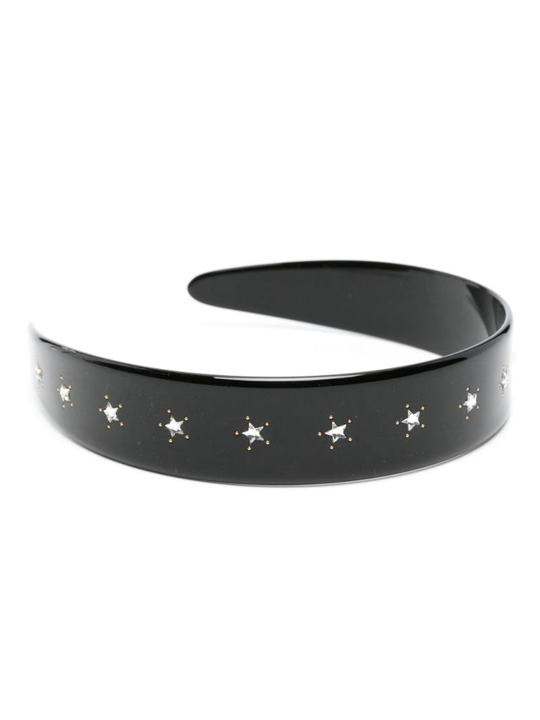 Black Gg Crystal Star Headband