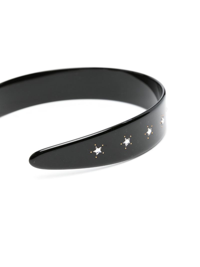Black Gg Crystal Star Headband