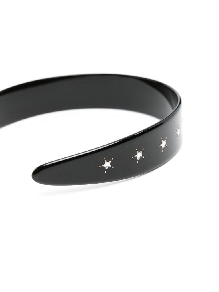 Black Gg Crystal Star Headband