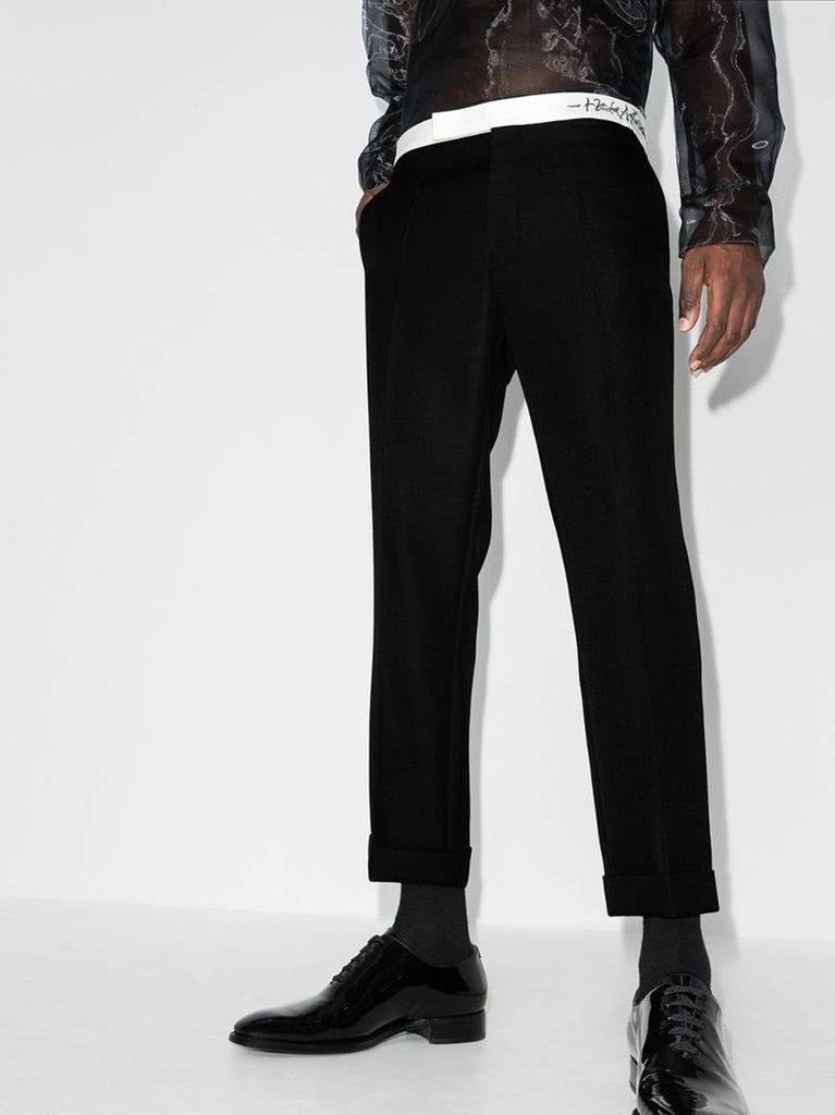 Cropped Tailored Trousers
