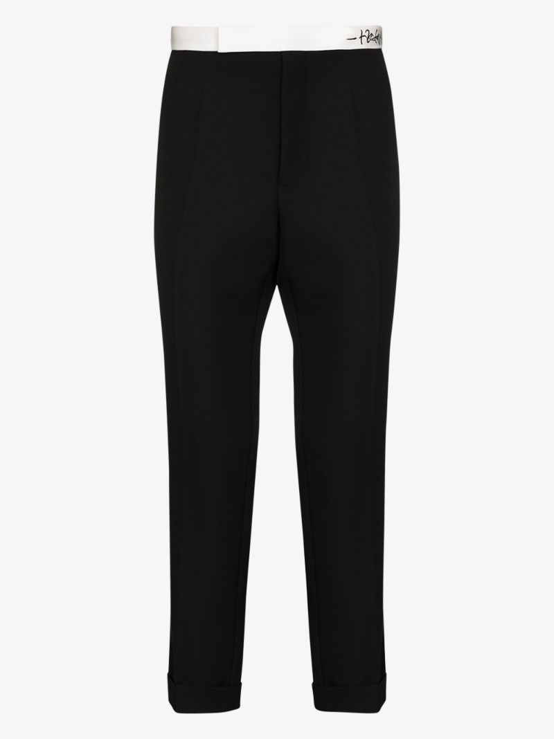 Cropped Tailored Trousers