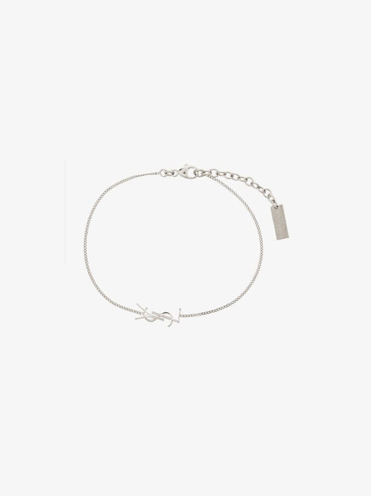 Silver-tone Opyum Monogram Bracelet