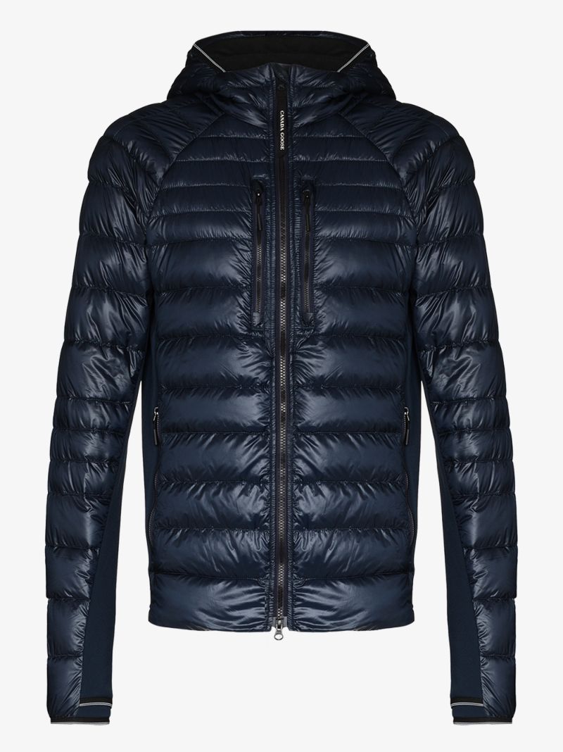 Blue HybridgeÃ_x0082_Â® Lite Hooded Quilted Jacket