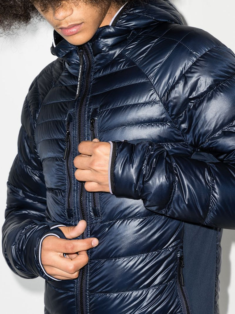 Blue HybridgeÃ_x0082_Â® Lite Hooded Quilted Jacket