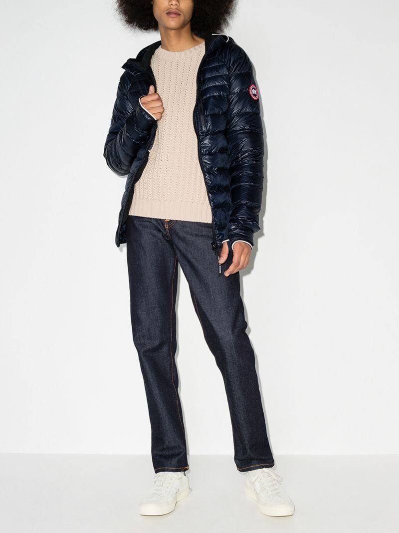 Blue HybridgeÃ_x0082_Â® Lite Hooded Quilted Jacket