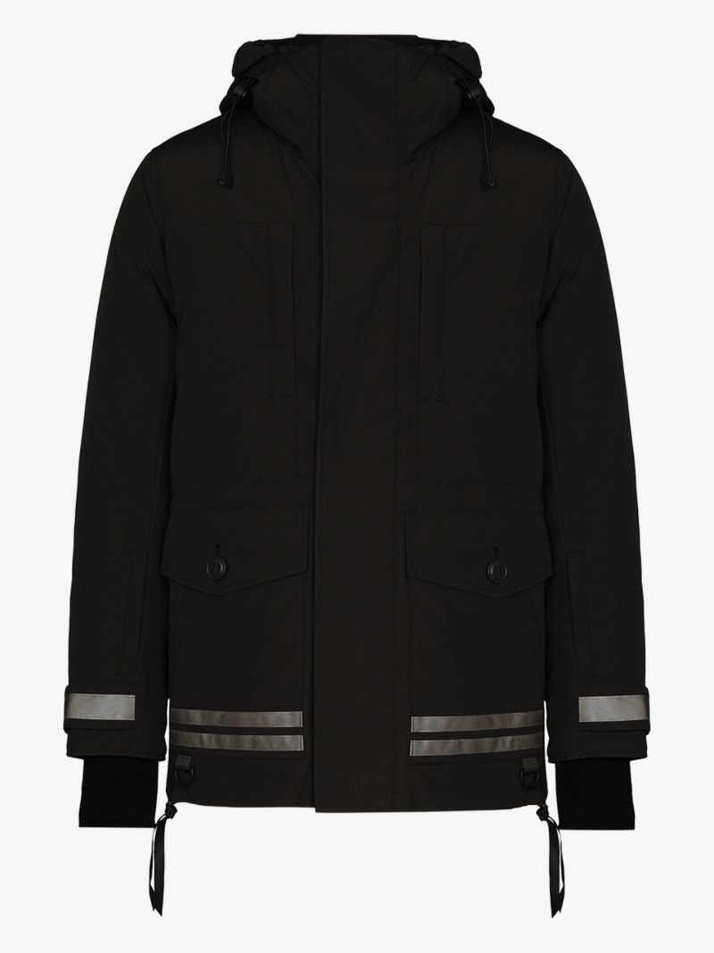 Black Toronto Hooded Jacket