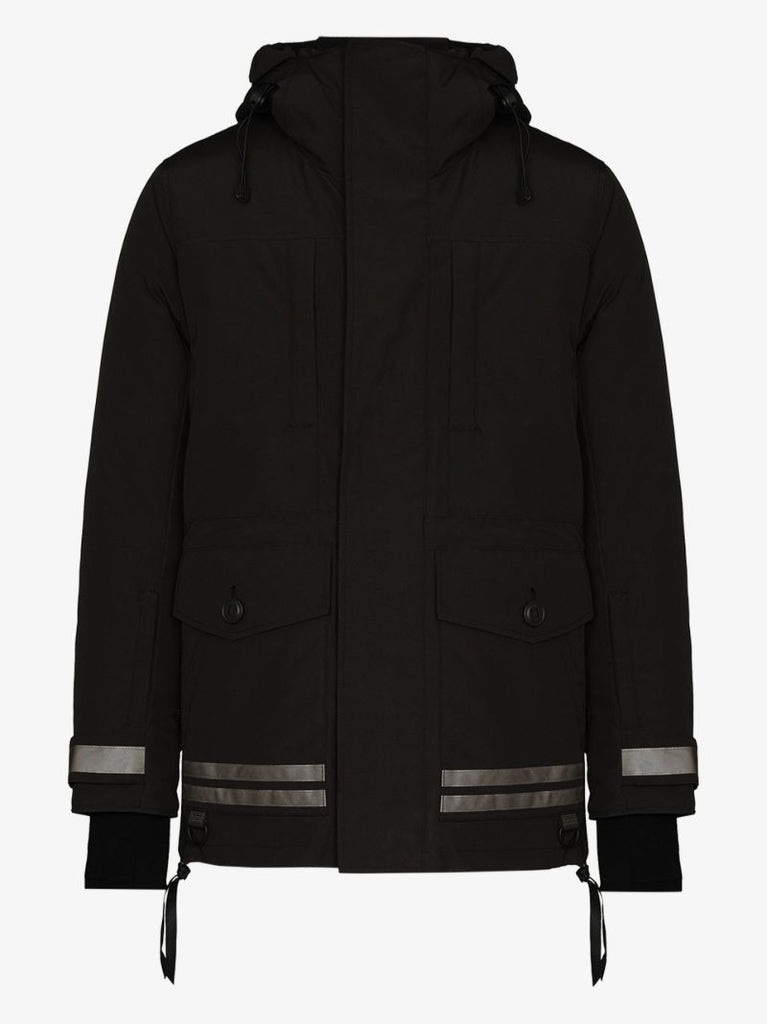 Black Toronto Hooded Jacket