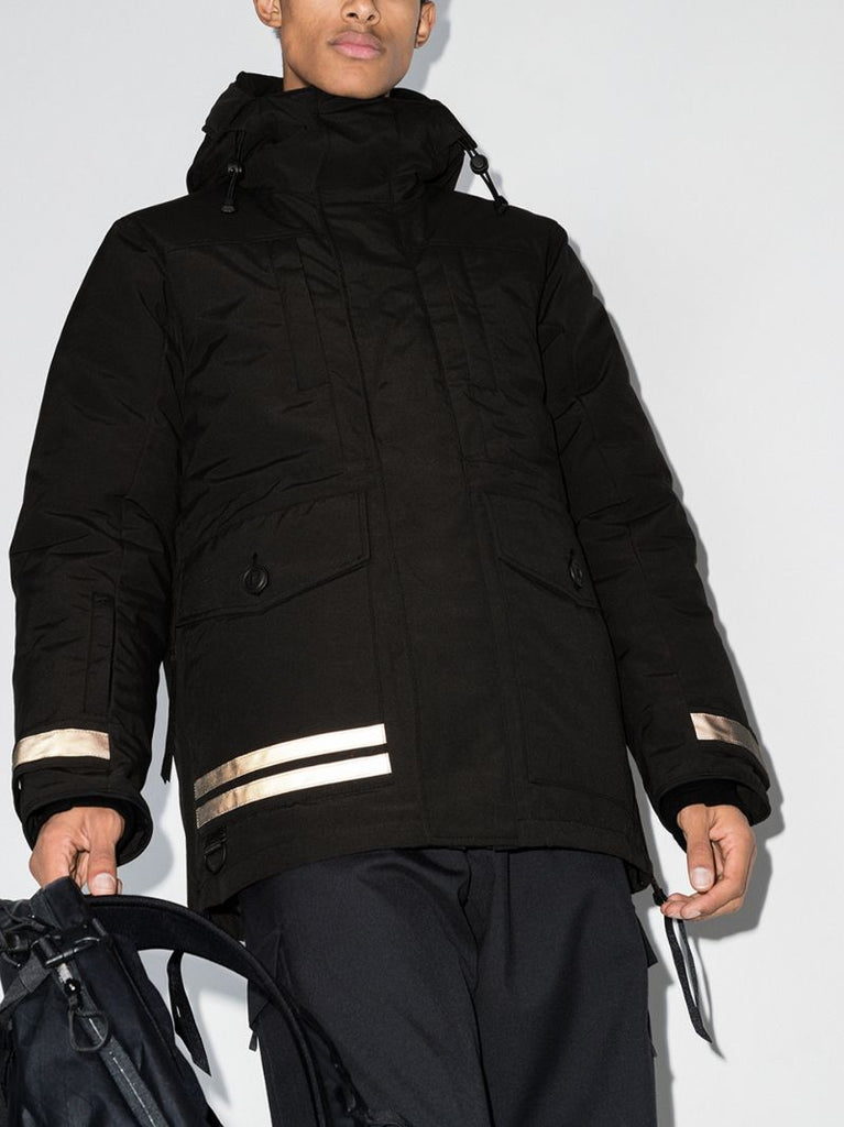 Black Toronto Hooded Jacket