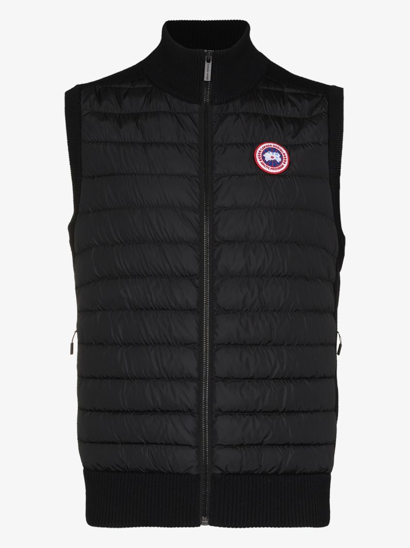 Hybridge Knit Padded Gilet