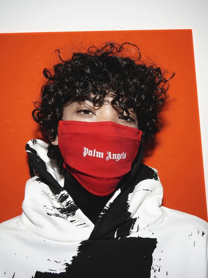 Logo Print Face Mask