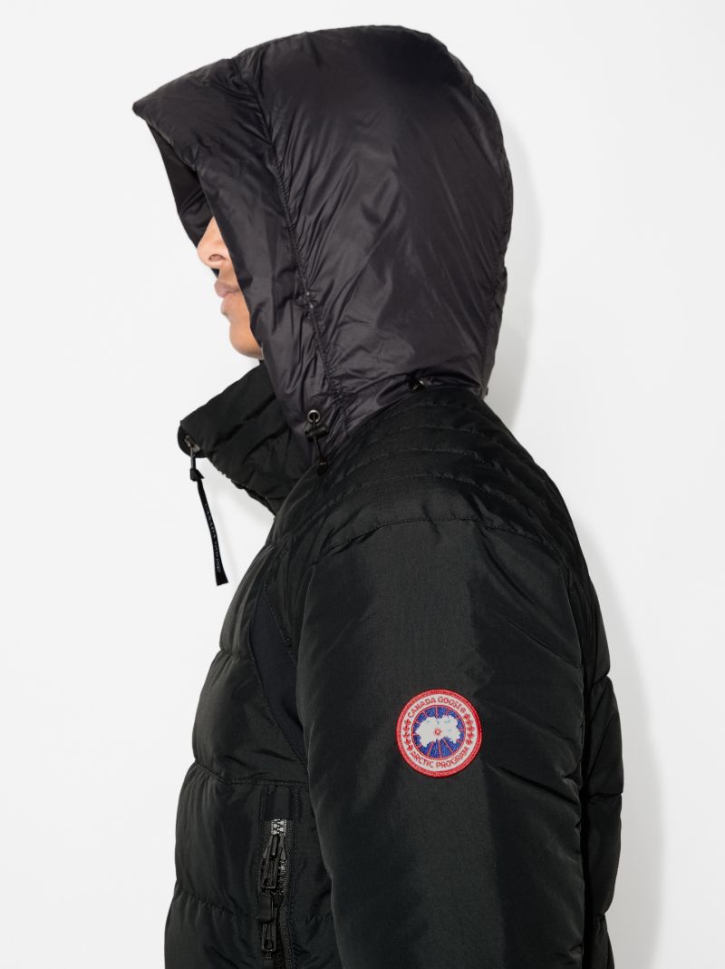 Black HybridgeÃ_x0082_Â® Base Hooded Jacket