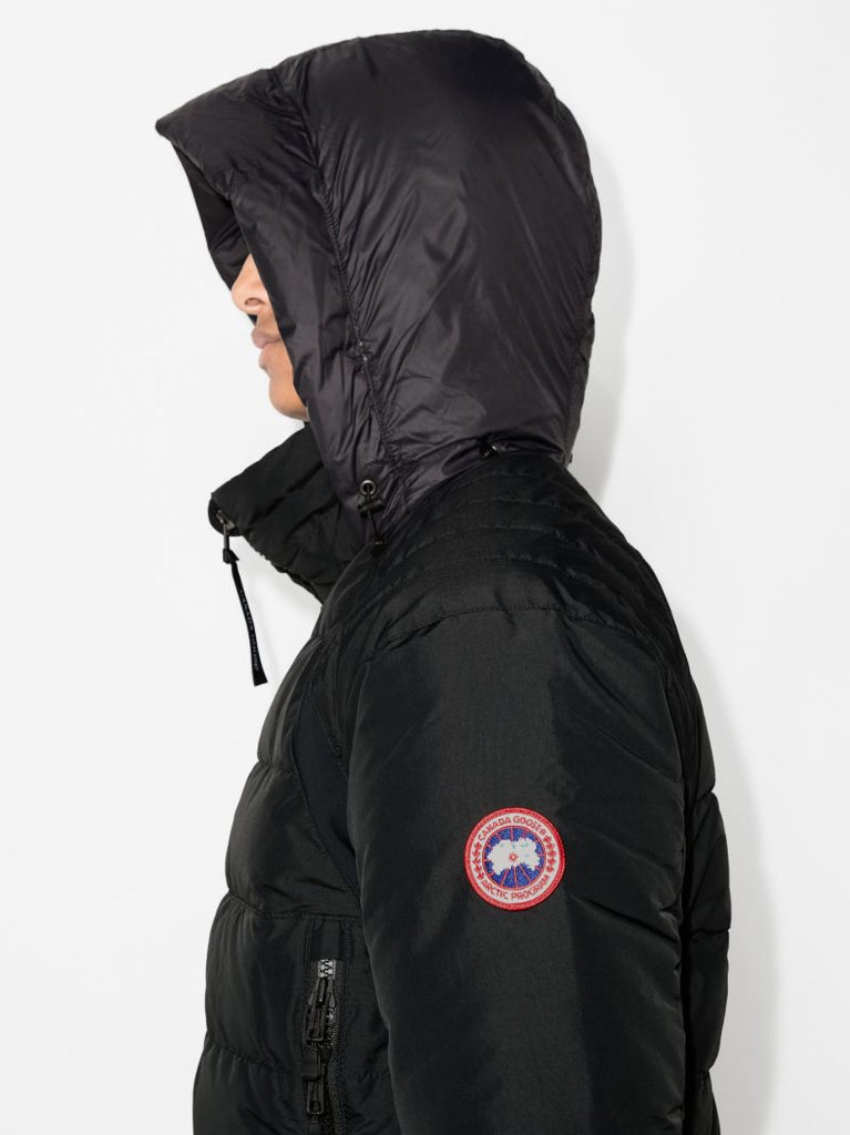 Black HybridgeÃ_x0082_Â® Base Hooded Jacket