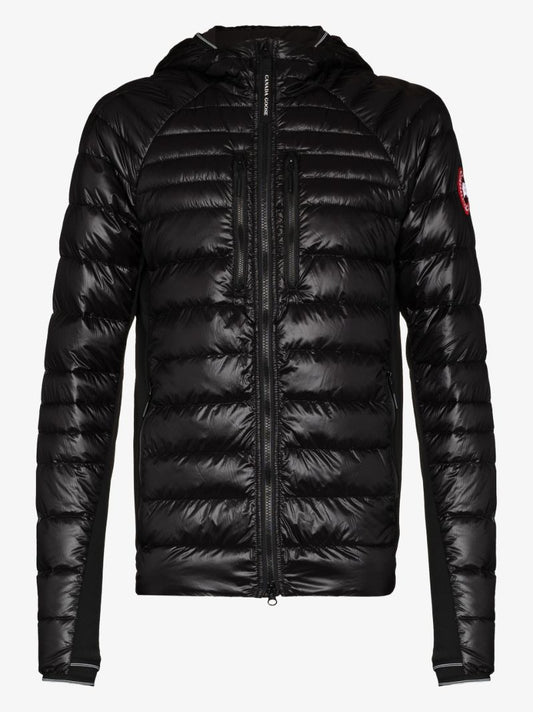 Black HybridgeÃ_x0082_Â® Lite Hooded Quilted Jacket