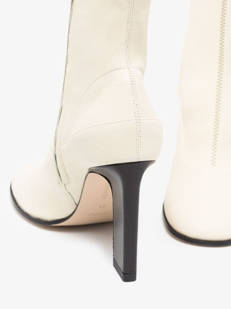 Neutral Lesly 100 Leather Ankle Boots