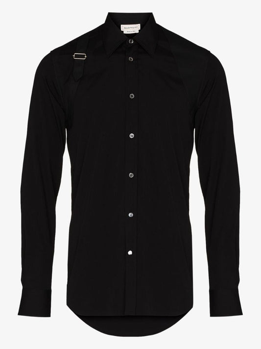 Black Harness Classic Collar Shirt